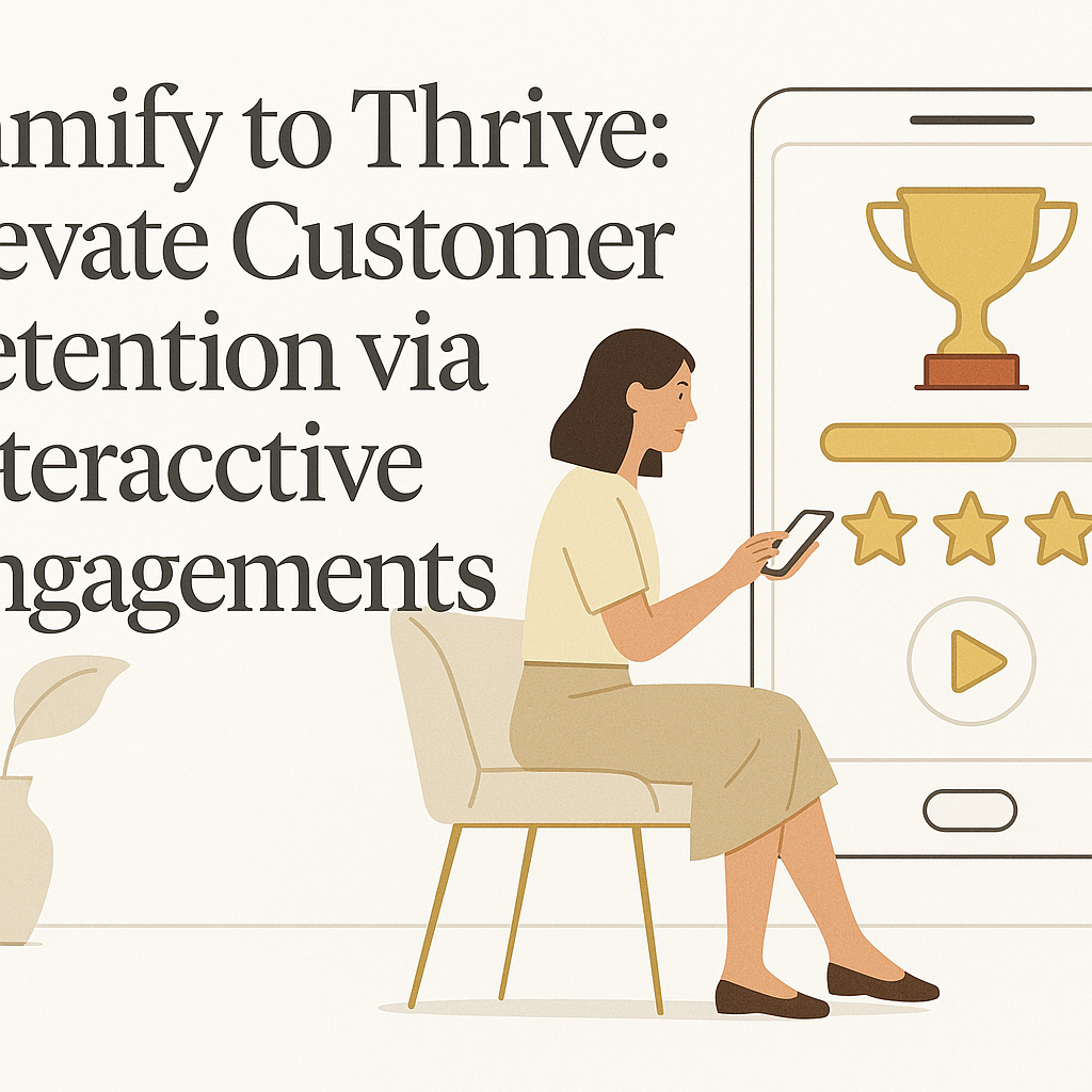 Gamify to Thrive: Elevate Customer Retention via Interactive Engagements