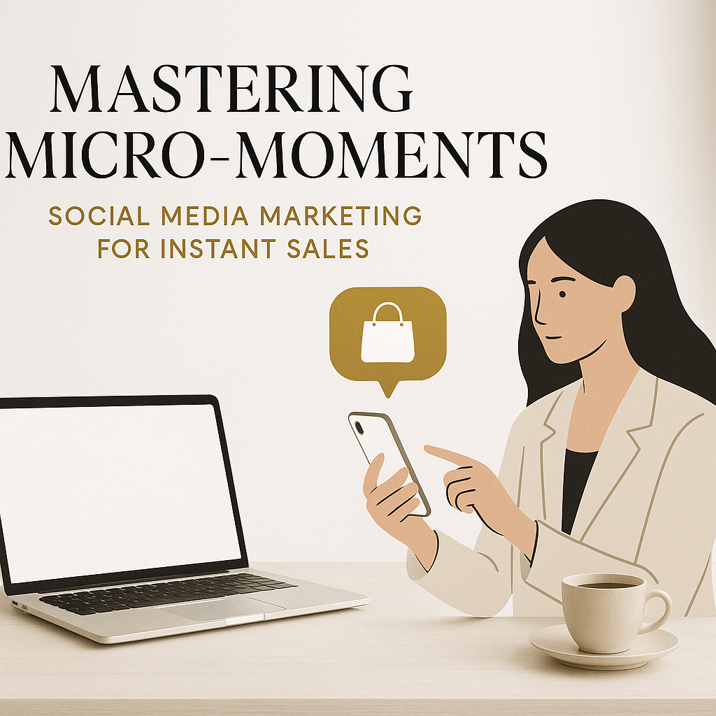 Mastering Micro-Moments: Social Media Marketing for Instant Sales