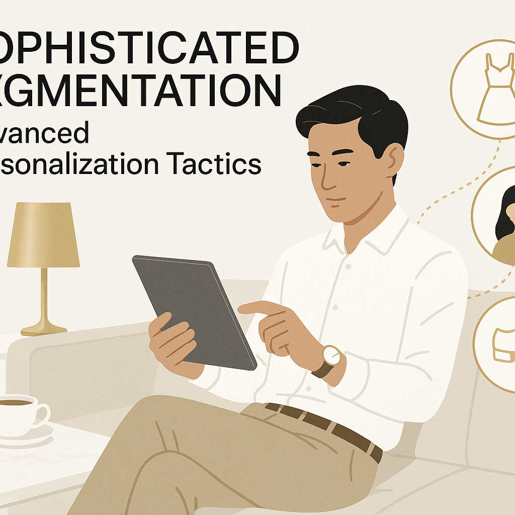 Sophisticated Segmentation: Advanced Personalization Tactics