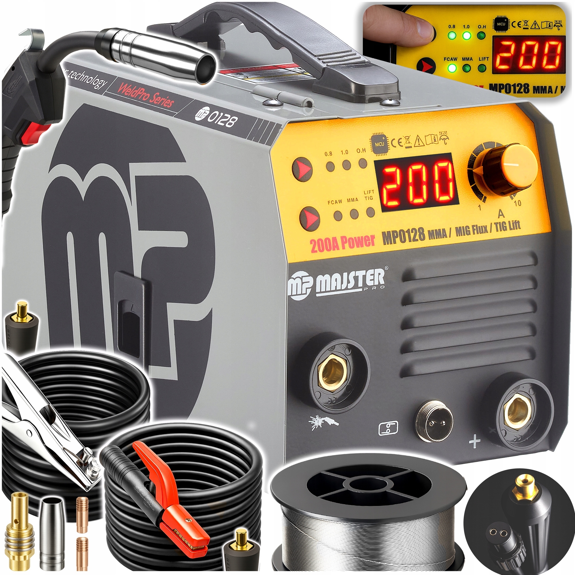 MAJSTER PRO MP0128 welding machine front view