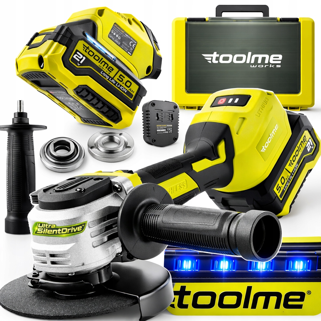 Toolme TM270 angle grinder set